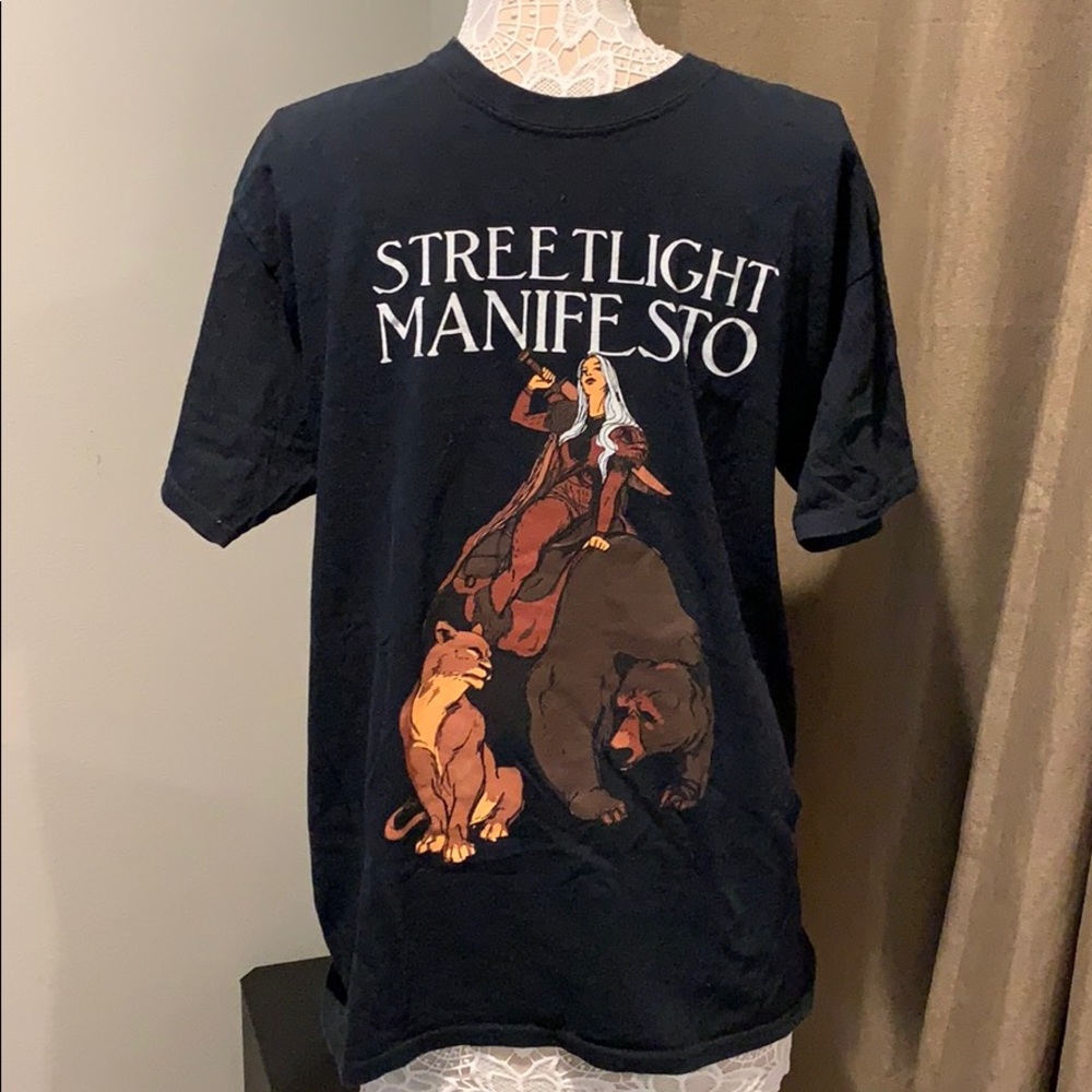 Streetlight Manifesto black T-shirt Large